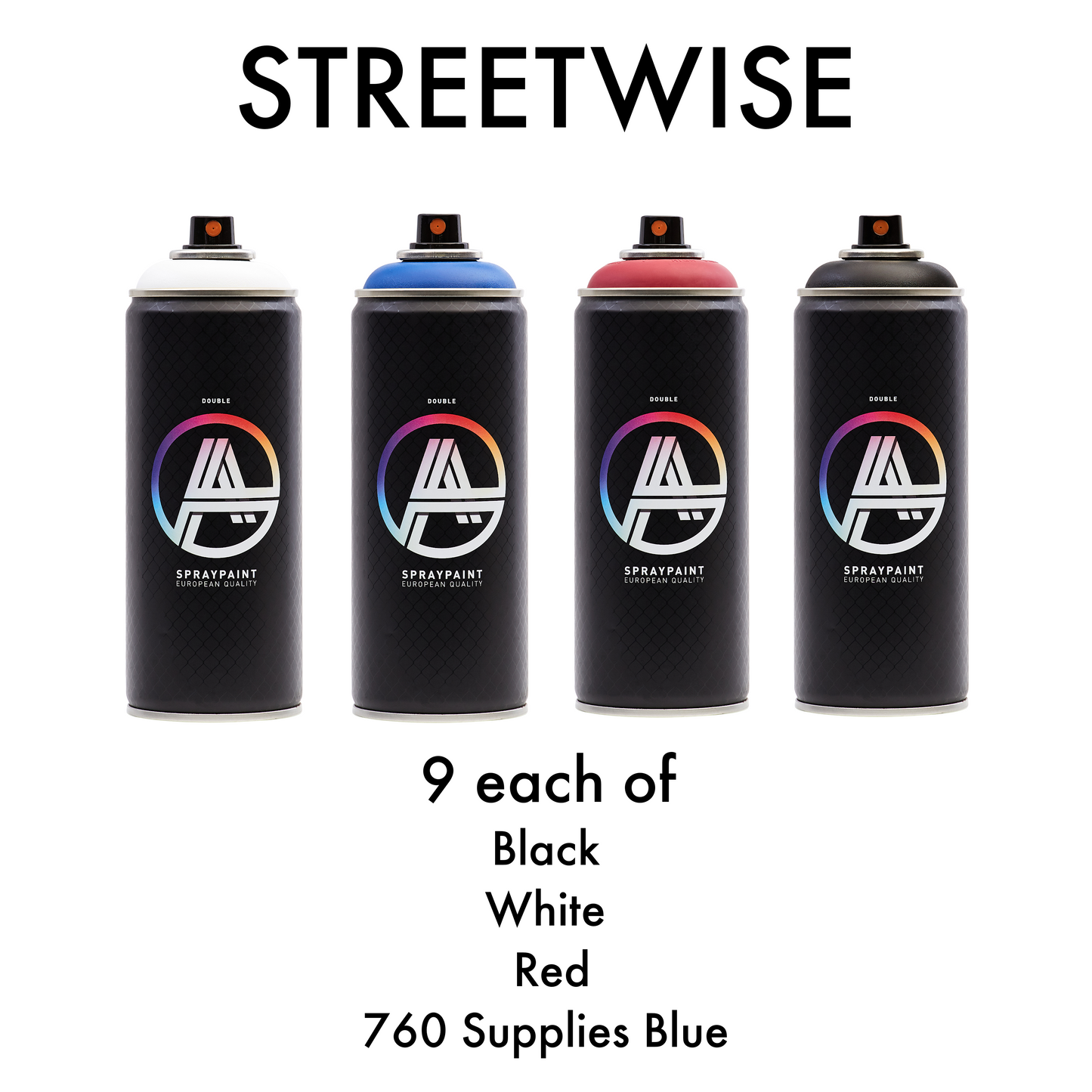 Double A Spray Paint STREETWISE 36 Pack